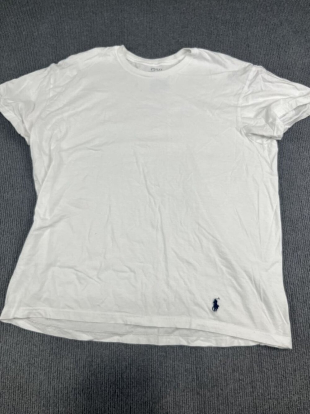 Polo Ralph Lauren Mens White Classic Fit Crewneck T-Shirt L
